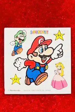 スーパーマリオコレクションステッカーBANDAI