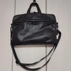 美品　BROSKI & SUPPLY ブリーフケース レザー 牛革　A4収納可のサムネイル