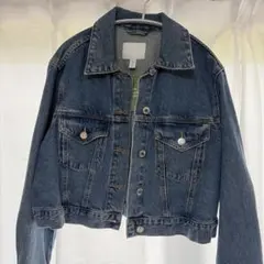 H&M クロップドデニムジャケット