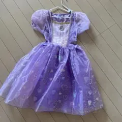と*ろ様 プリンセスドレス パープル キッズ用のサムネイル
