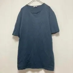 【ユニクロ】UNIQLO メンズ クルーネックTシャツ ブラック半袖 綿100％