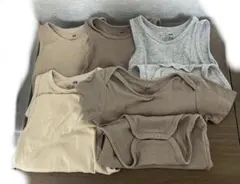 H&M ボディースーツ　80サイズ　5点セット