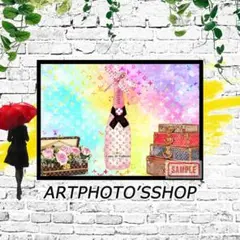 【a4フレーム付き】 オマージュアートポスターa4 No3139