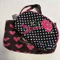 Think Bee!（シンクビー！） エッフェル塔とバラ刺繍のポーチ　保存袋付きのサムネイル