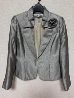 【極美品】11号/フォーマルスーツ インナー・コサージュ付