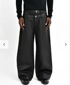 asapmode Waxed Double-Knee Pants Mサイズ - メルカリ