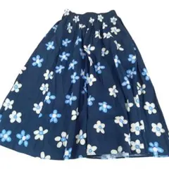 UNIQLO × marimekko 花柄スカート ウエストゴム フレア 北欧
