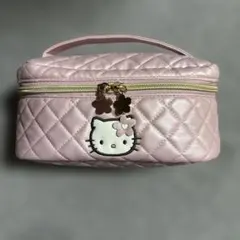 ハローキティ HELLO KITTY 50周年 ピンク キルトポーチ