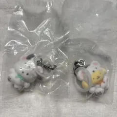 サンリオ めじるしアクセサリー ふわふわスノー ポチャッコ ポムポムプリン