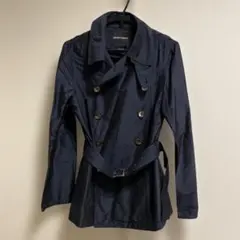 EMPORIO ARMANI JUDE LINE トレンチコート ネイビー 44