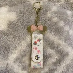 ミニーマウス カチューシャホルダー リボン付き