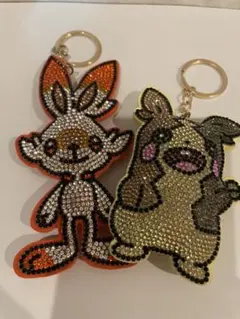 ポケモン ラインストーン キーホルダー 2個セットのサムネイル