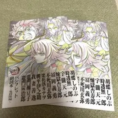 劇場版　鬼滅の刃　入場者特典　第12弾　パンフレット 副読本　鬼殺隊編　２冊
