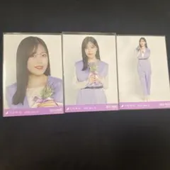 乃木坂46 生写真 柴田柚菜 北海道ver. コーデ コンプ 3枚 ②のサムネイル