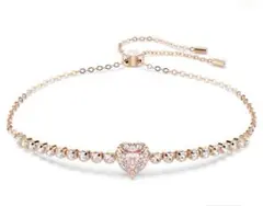 SWAROVSKI スワロフスキー ブレスレット One ハート ピンク 箱付