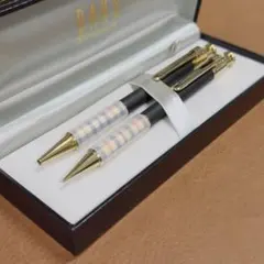 DAKS シャープペンシル　ボールペン　2本セット★ブラック　チェック