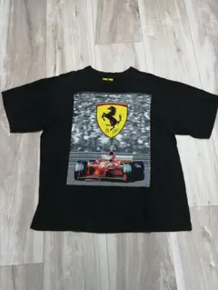 90s Ferrari フェラーリ 黒色 F1 Tシャツ Lサイズ