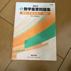 数学重要問題集 2024 理系