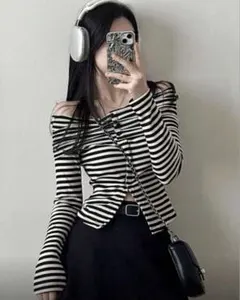 SHEIN オフショルトップスのサムネイル