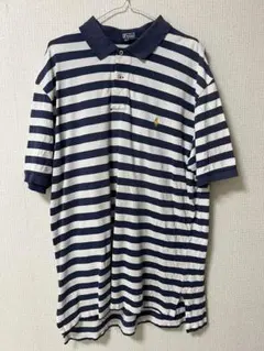 Polo by Ralph Lauren XL ストライプポロシャツ