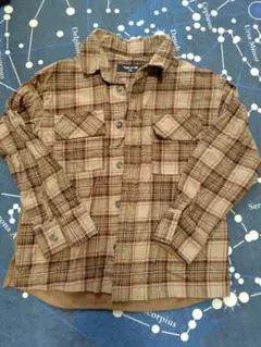 COMME CA ISM チェック柄シャツ 110A