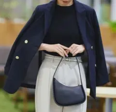 セール❗️【未使用】テーラードジャケット ダークネイビー　ダブルブレスト