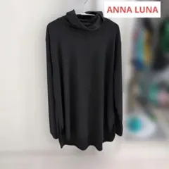 ​【ANNA LUNA】オフタートルネック カットソー チャコールグレー Lのサムネイル