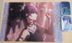 プロセカ　朝比奈まふゆ　下敷き　缶バッチ２個