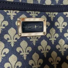 PATRICK COX フルール・ド・リス柄 ショルダーバッグ