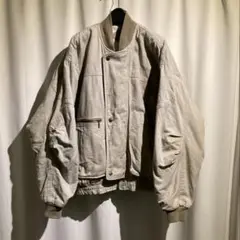 【vintage】 ボンバージャケット　ベージュ