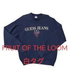 90s GUESS スウェット USA製 フルーツオブザルーム vintage 90s GUESS スウェット USA製 フルーツオブザルーム vintage - メルカリ