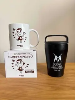 ユニクロ 保温保冷タンブラー　エディオン いいなちゃんマグカップ 2個セット