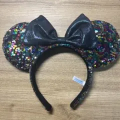 ディズニー　カチューシャ　ミニー　スパンコール