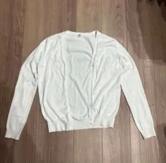UNIQLO 長袖カーディガン 白　Mサイズ