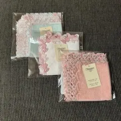 新品レア 近沢レース ミニタオルハンカチ さくらセット①