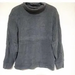 UNIQLO タートルネック 長袖 ニット グレー S