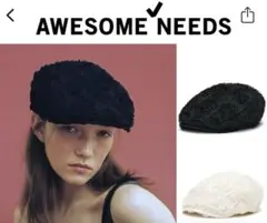 新品　AWESOME NEEDS オーサムニーズ　キャップ　帽子　ハンチング AWESOME NEEDS / オーサムニーズ】 CLASSIC HUNTING CAP_LEATHER