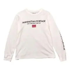マンハッタンポーテージ　長袖Tシャツ　ロンT ロゴ　ホワイト　Mのサムネイル
