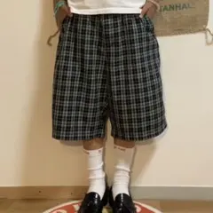 00s Quiksilver Plaid Shorts 極太のサムネイル