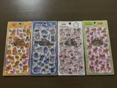 【新作】【正規品】【未開封】プチドロップシールステッカー　ディズニー4セット
