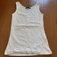 ホワイトレースタンクトップ Mサイズ