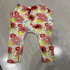 HaruuLala 花柄フリルレギンス 95cm未満