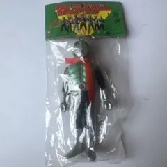 仮面ライダー 1号 ポピー ソフビ フィギュア レトロ レア 昔 懐 昭和