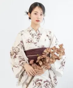 Eaphi botanical motif yukata 浴衣 - メルカリ