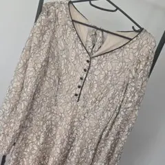 花柄 ロングワンピース