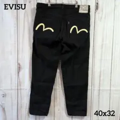 EVISU LOT2020 ブラックデニム カモメ 40×32のサムネイル