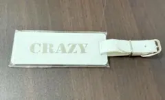 新品 クレイジー CRAZY ゴルフ ネームプレート 未使用 未開封 レア 白