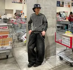 H&M　スーパーバギーデニム　raiki着用　Millo Archive