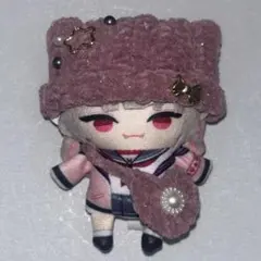 10cm にじぱぺっと ぬいぐるみ ニット帽 ミニ ポシェット キラキラ パーツ