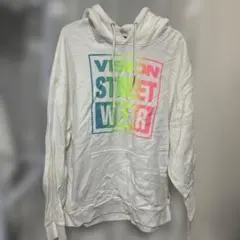 VISION STREET WEAR フード付きパーカー ホワイト
